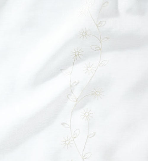 刺繍レースカーテンEmy（エミー）【Emy】アイボリー