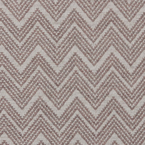 Chevron レッドの山形柄生地アップ