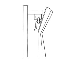 Bフック（レール隠し）