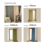 説明:サイズ比較:110cm・135cm・178cm・200cm・210cmの5サイズ展開｜178cm 2,860円 / 200cm 2,970円 / 210cm 3,080円