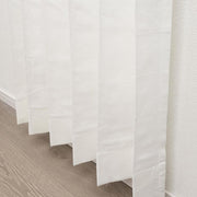 幅:77cm片開き(片側幅77cmが1枚)丈:215cm(ランナー穴から下)1.5倍ひだ・天井付け(全長216cm)【アウトレット】】ラン(ホワイト)★WAVESALAD：正規品通常価格9,900円