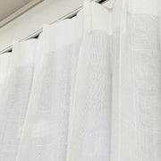 幅:77cm片開き(片側幅77cmが1枚)丈:215cm(ランナー穴から下)1.5倍ひだ・天井付け(全長216cm)【アウトレット】】ラン(ホワイト)★WAVESALAD：正規品通常価格9,900円