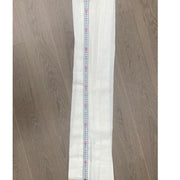 ※シミ有幅:100cm片開き(片側幅100cmが1枚)丈:224cm(ランナー穴から下)1.5倍ひだ・天井付け(全長225cm)【アウトレット】】アルル(ホワイト)★WAVESALAD：正規品通常価格9,900円